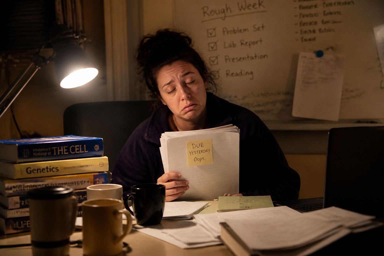Study burnout face