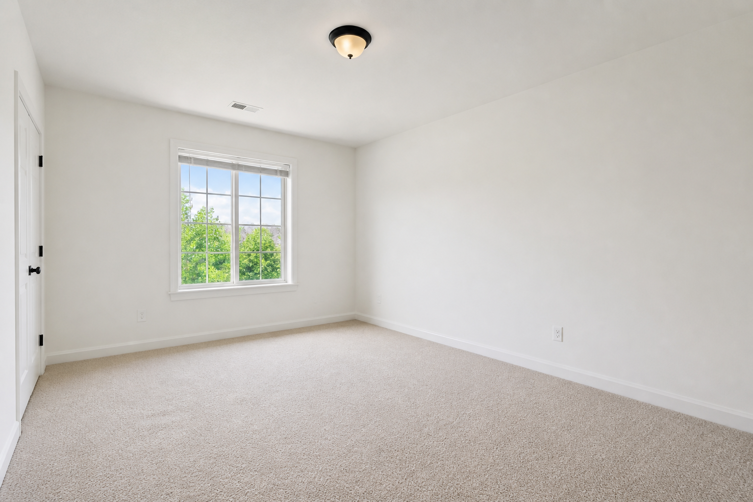 3D render guest bedroom (before)