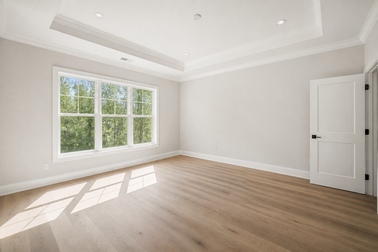 Luxury bedroom staging (before)