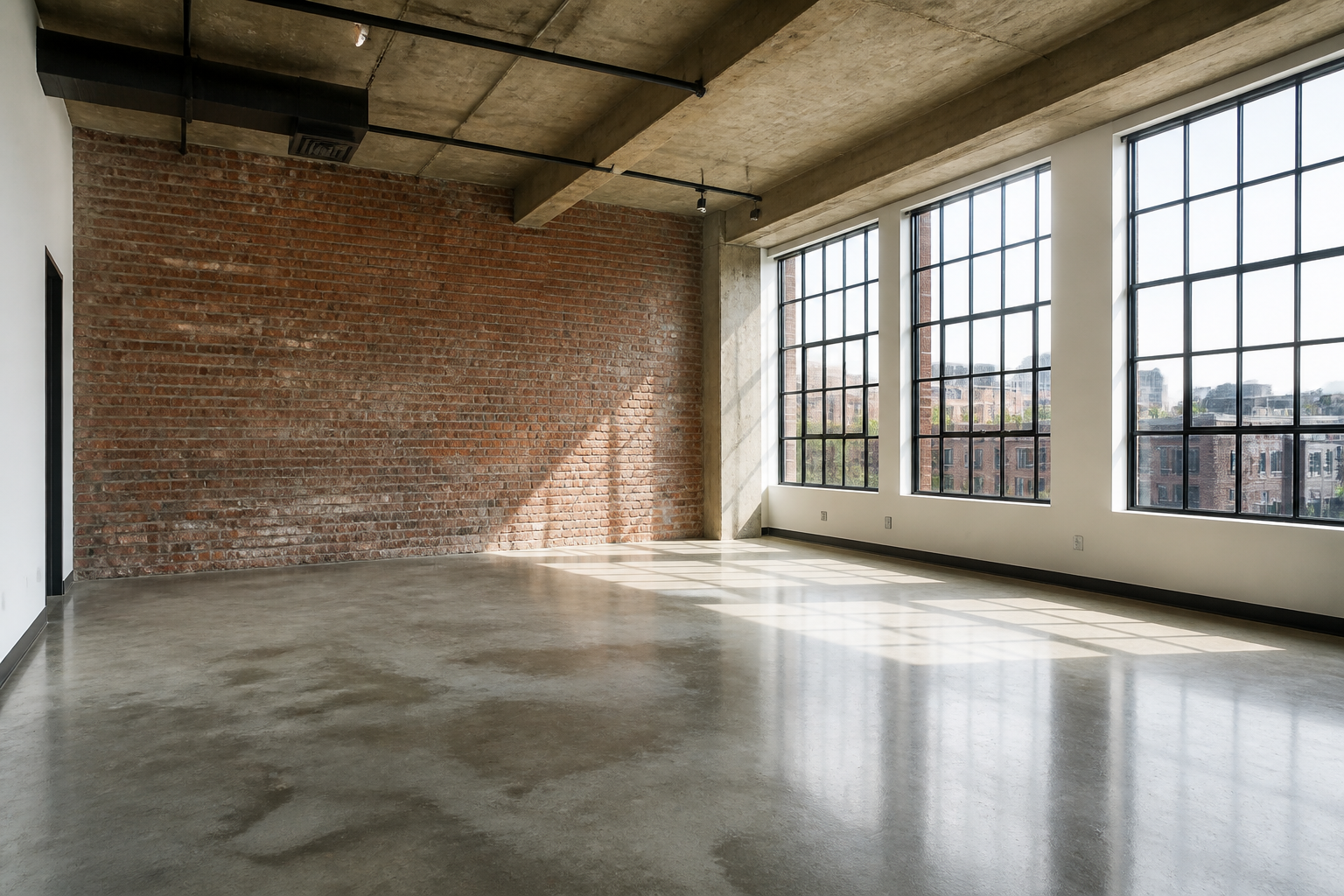 Industrial loft staging (before)