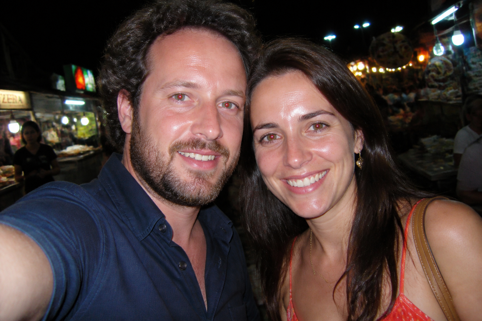 Couple selfie repair (before)
