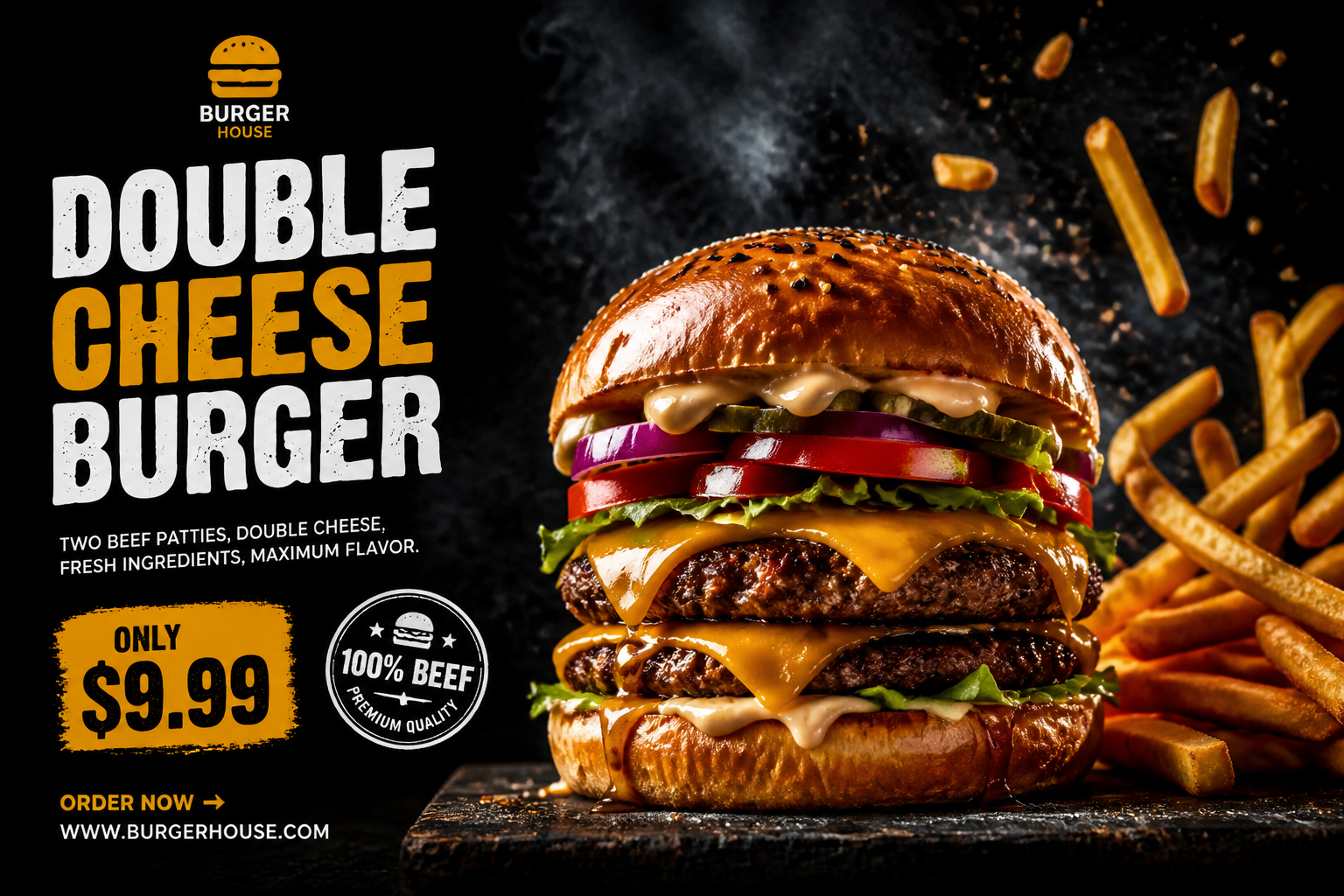 Bold burger promo