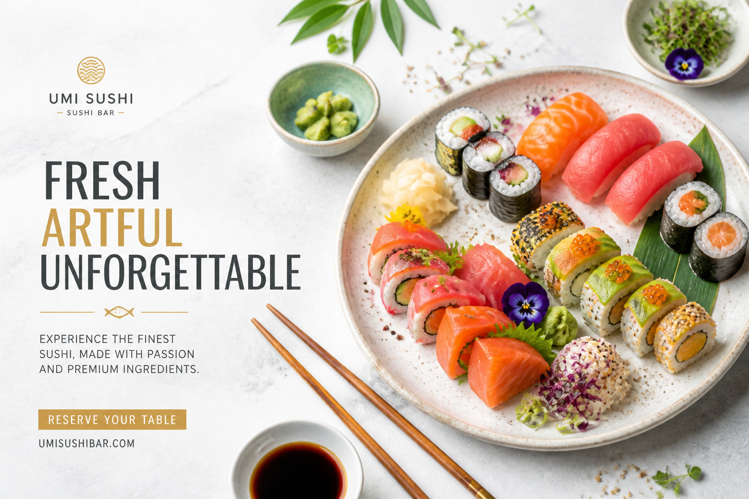 Clean sushi campaign