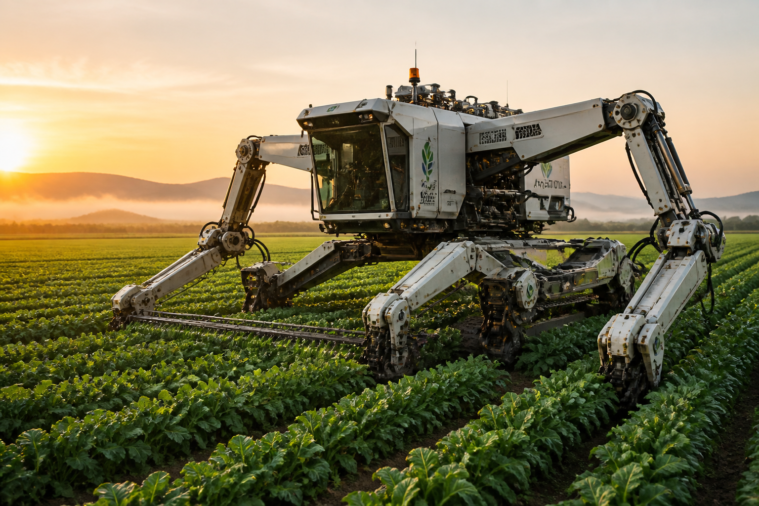 Agricultural harvest robot