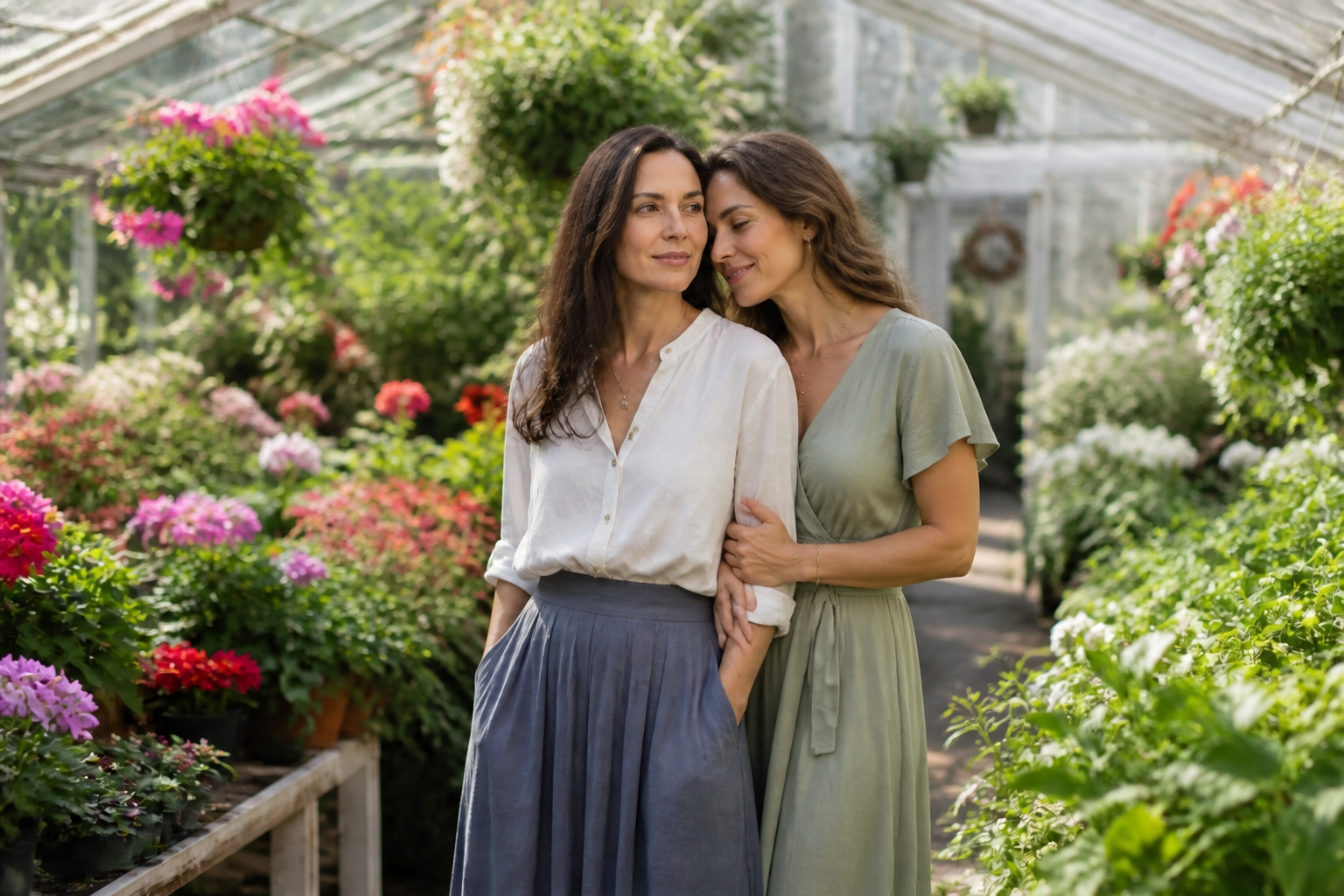 Greenhouse romance (after)