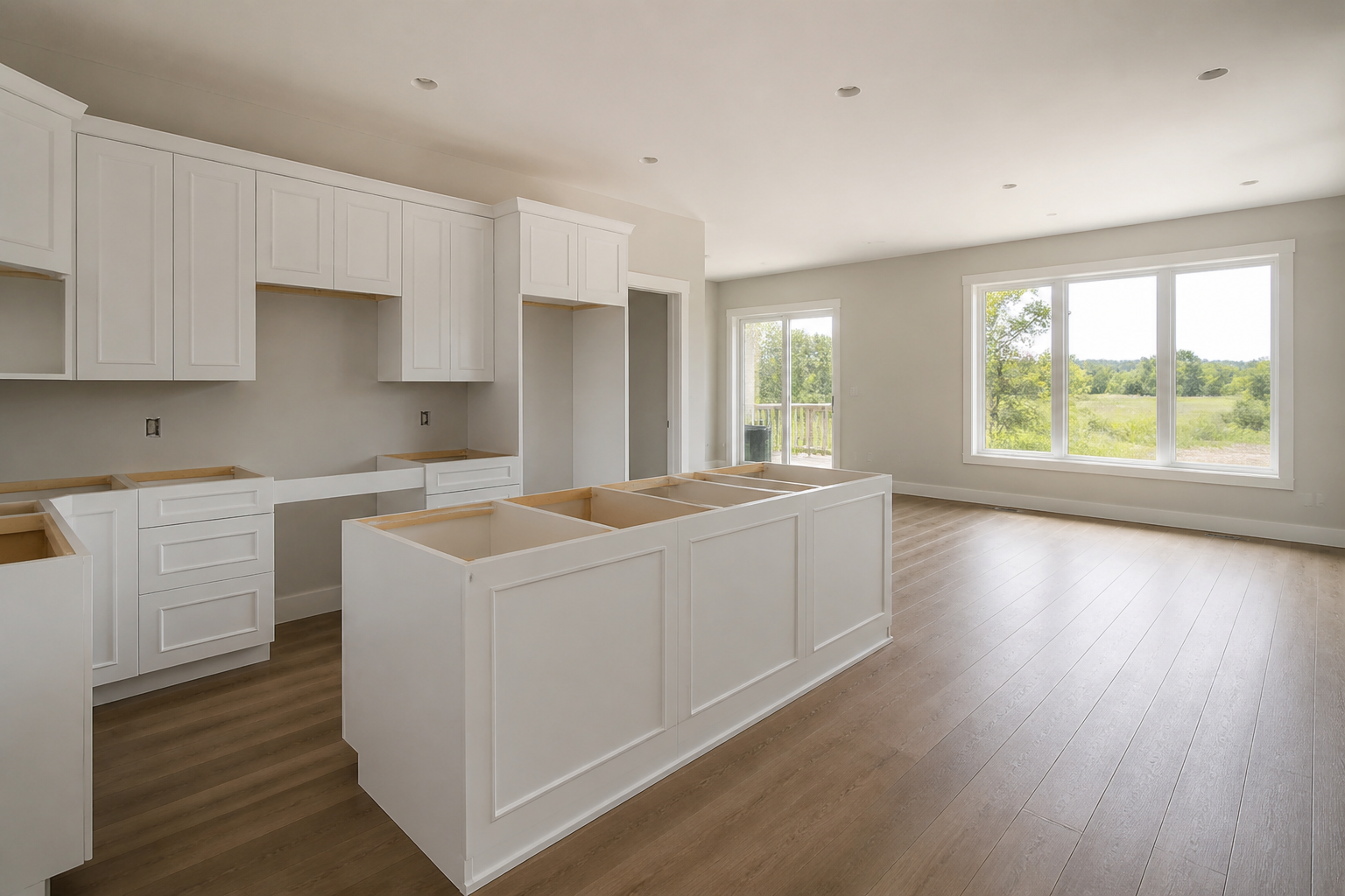 Coastal kitchen style (before)