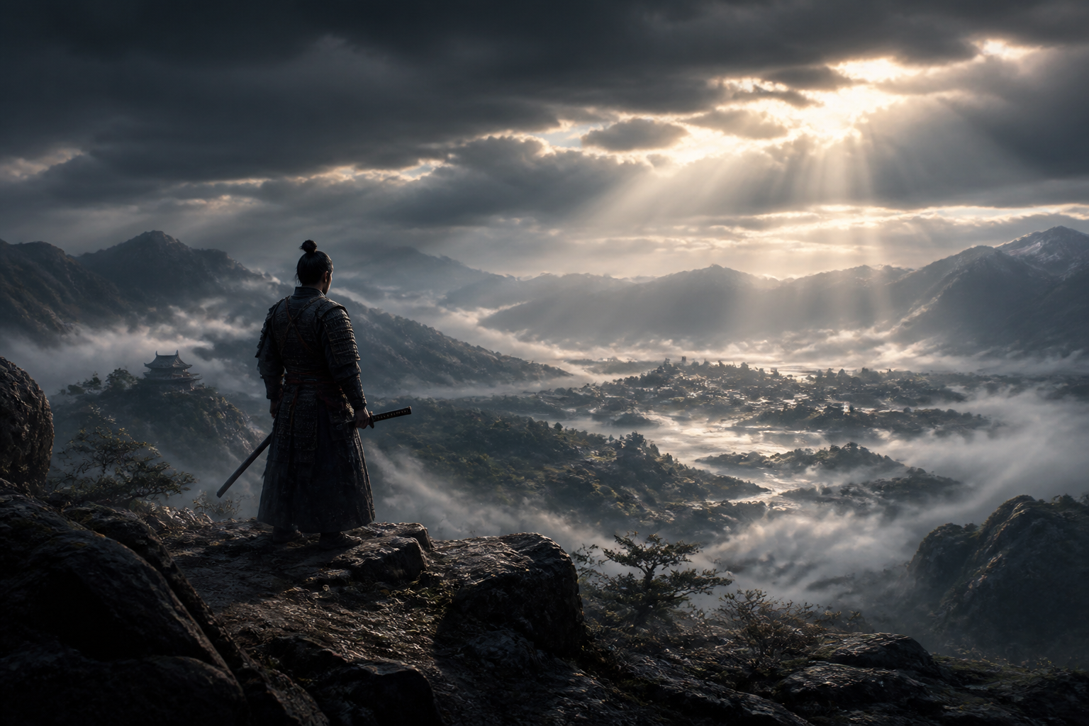 Cinematic scene composition