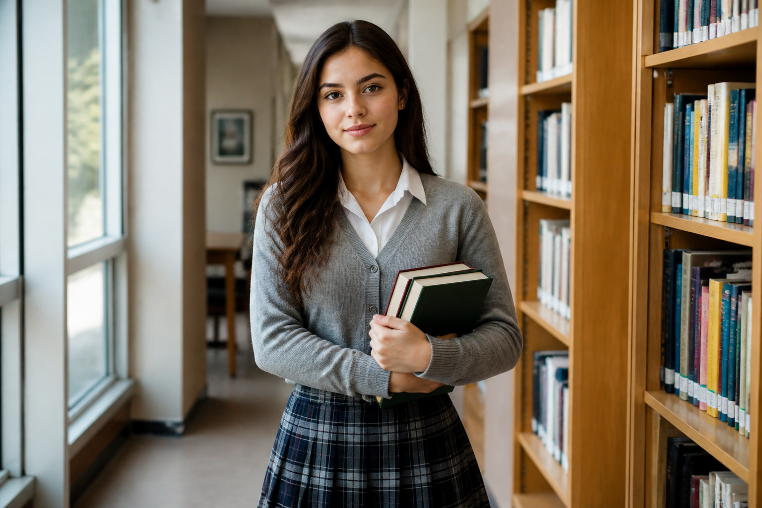 Photoreal library uniform look