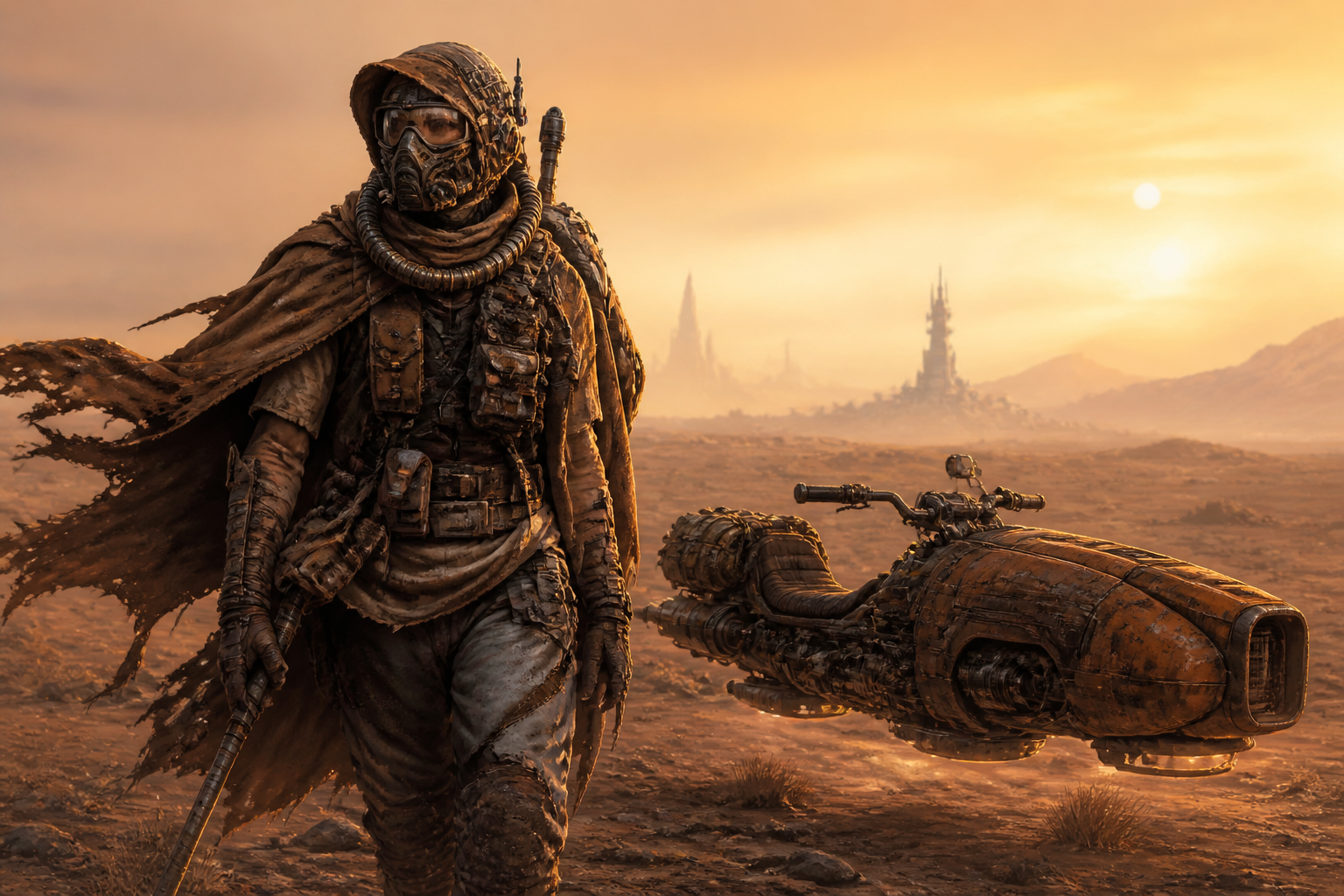 Desert scavenger explorer