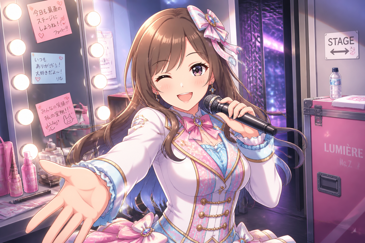 Backstage idol anime art