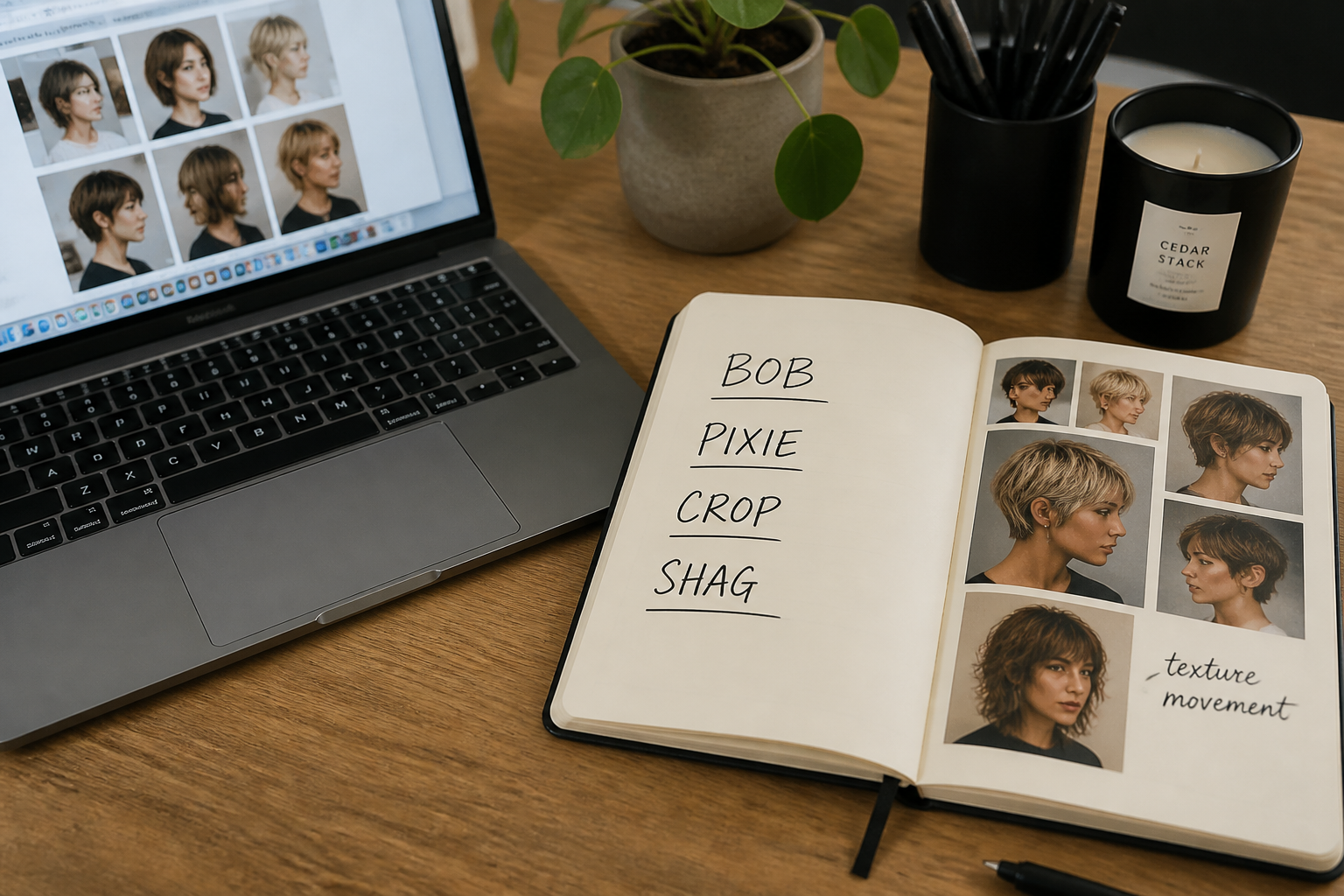 Describe the short style