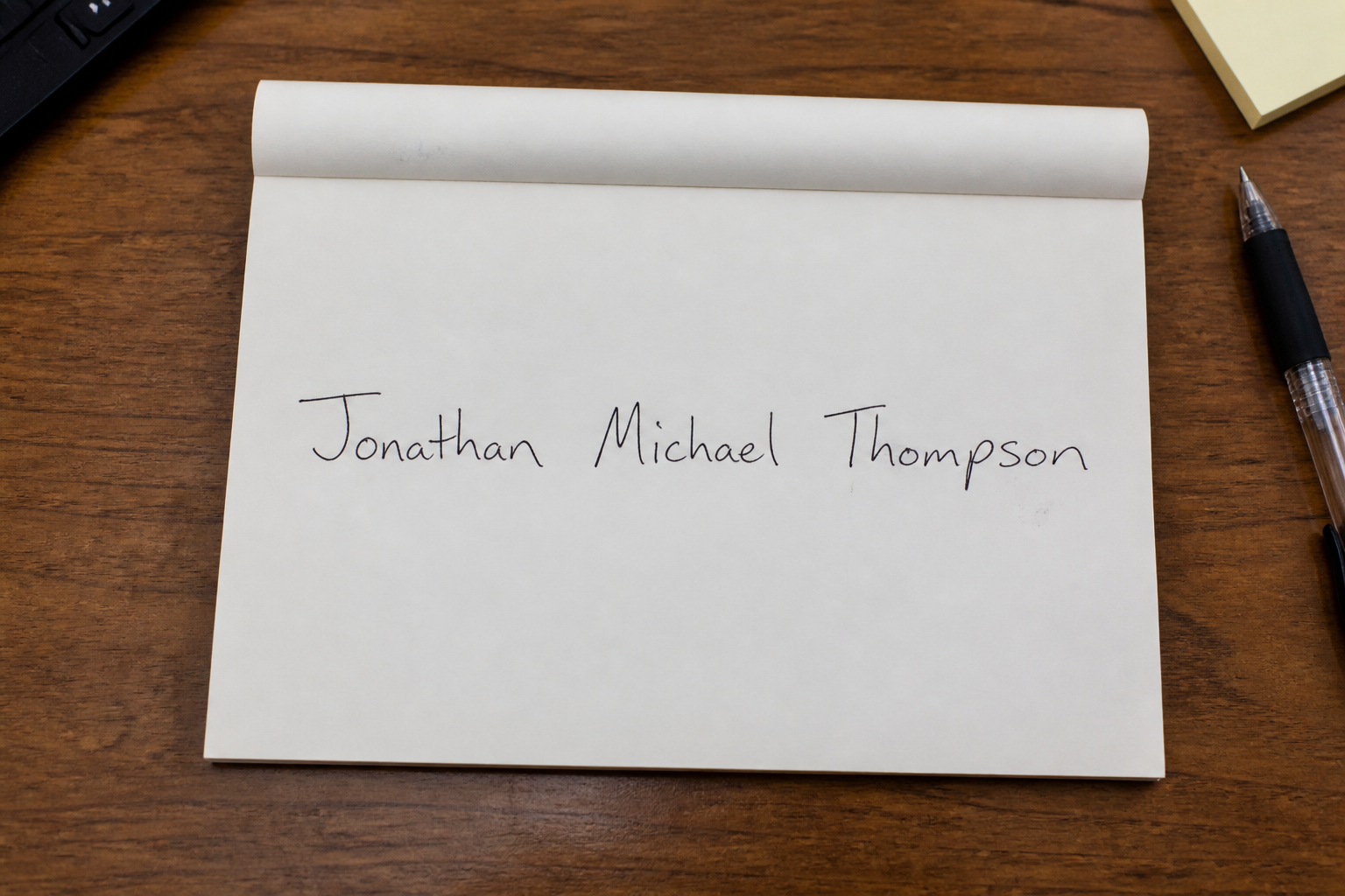Turn rough writing polished (before)