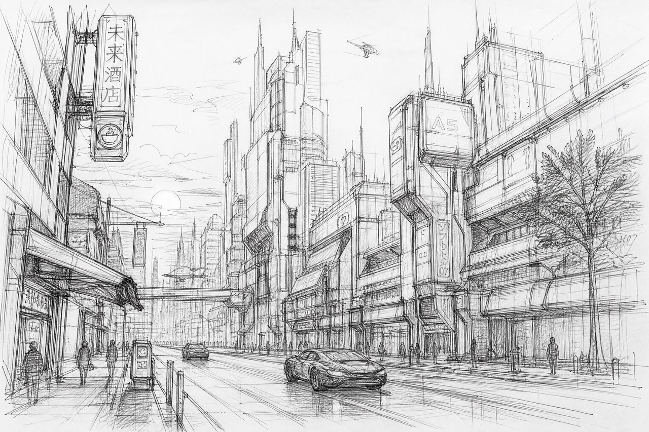 AI Sketch Generator for Clean Concept Art | BudgetPixel AI