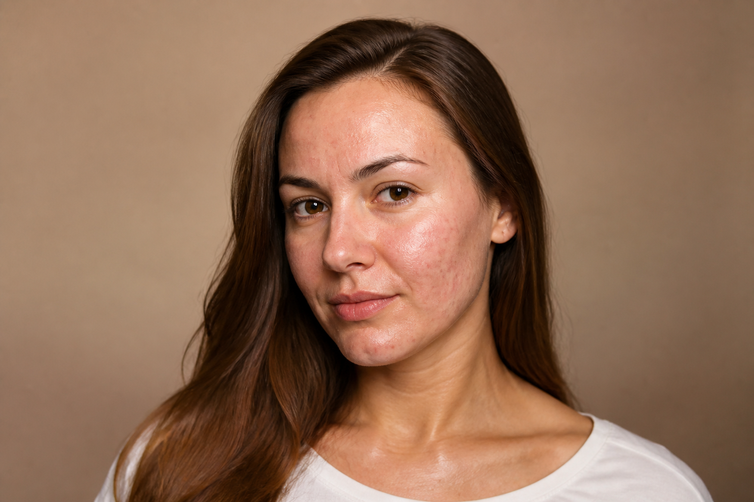 Dramatic skin cleanup (before)