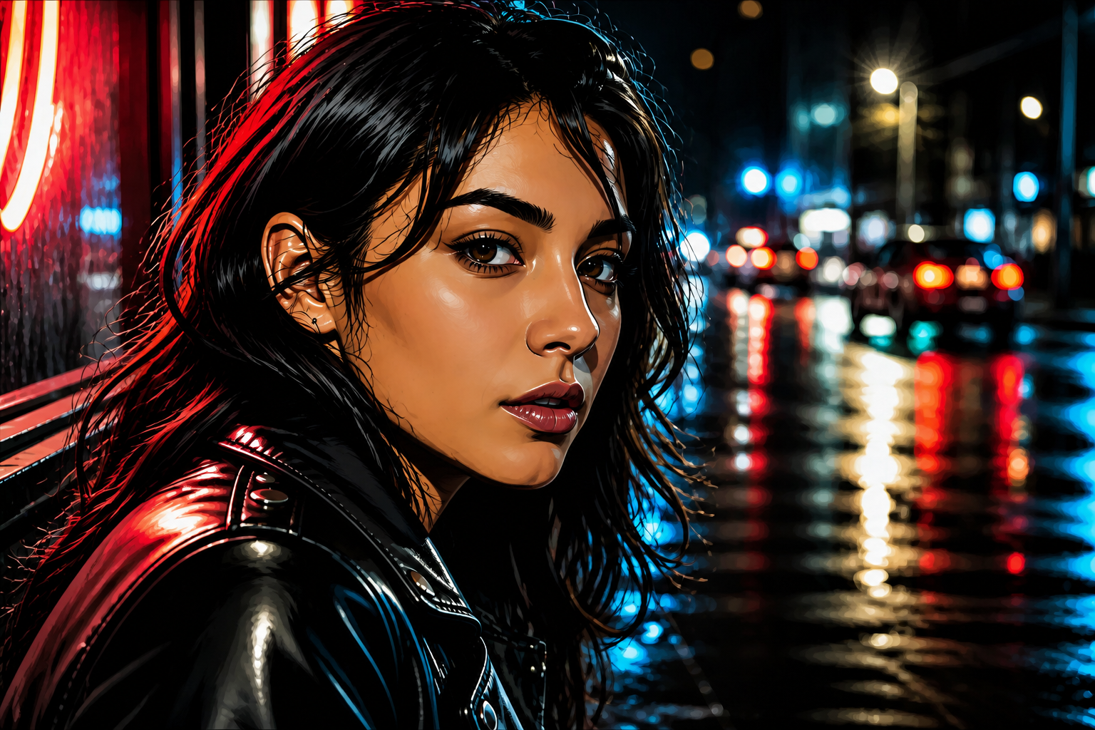 Comic-book retouch (after)