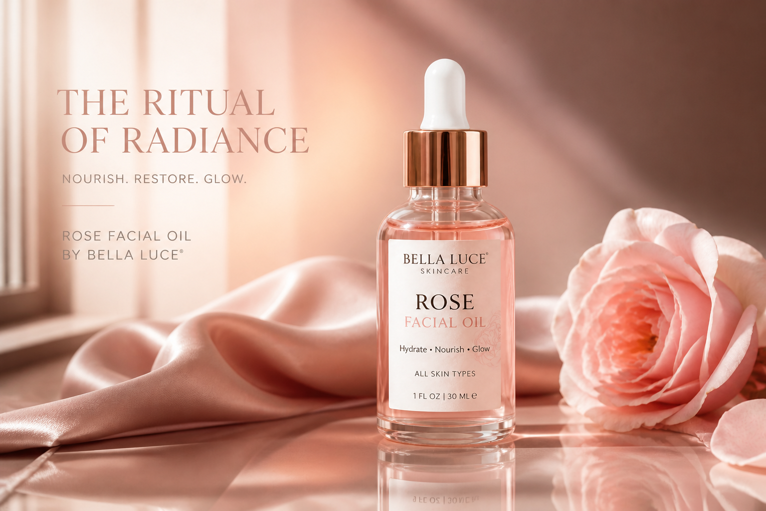 High-fashion beauty ad (after)