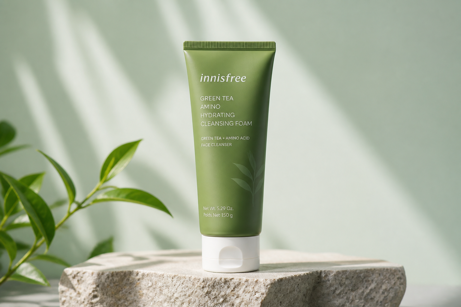 Botanical cleanser ad (before)
