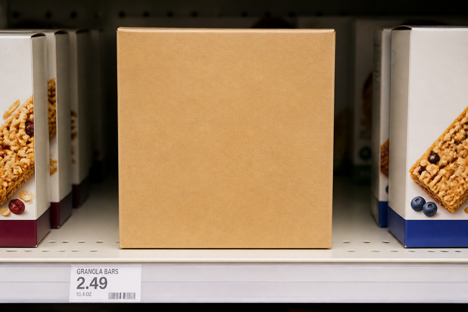 Protein bar carton (before)