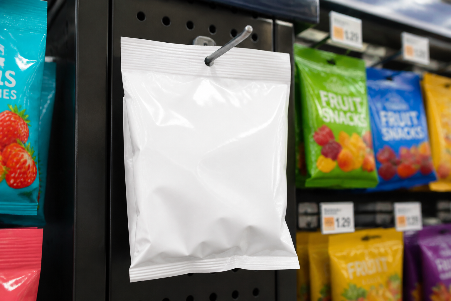 Retro fruit snacks (before)