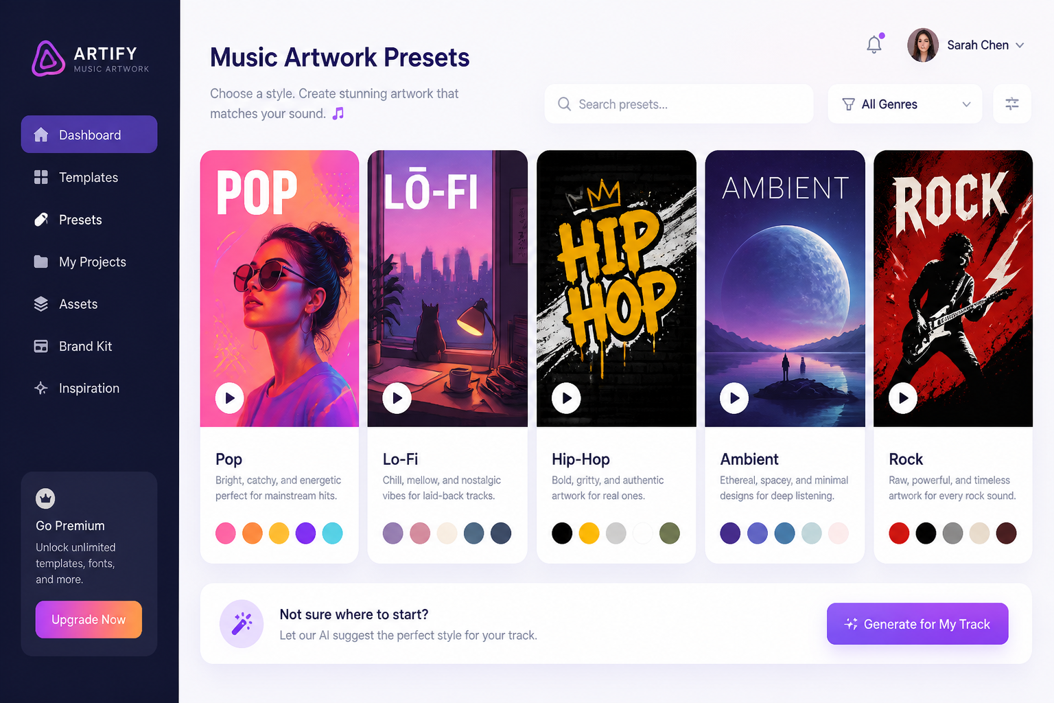 Pick a music style