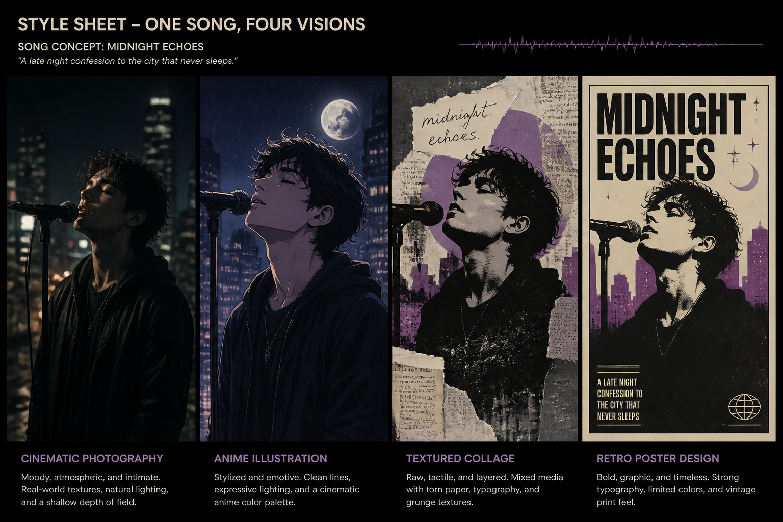 Explore multiple visual styles