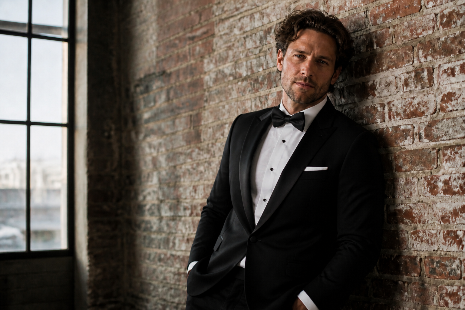 Black tie tuxedo (after)