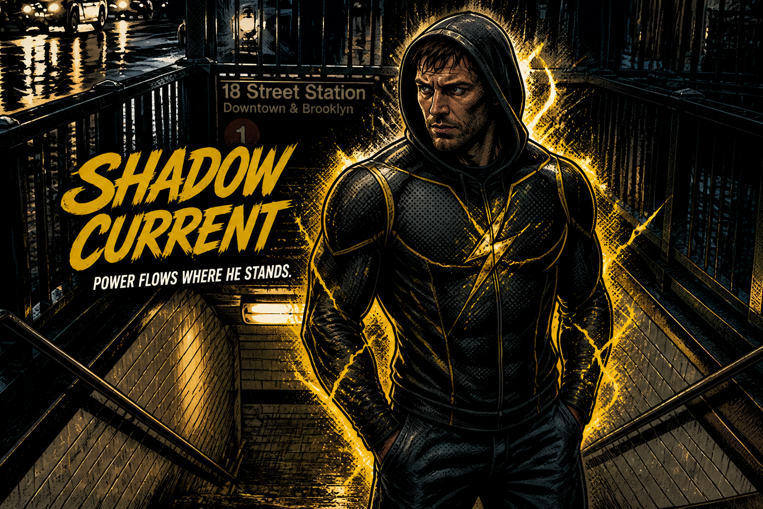 Graphic novel hero (after)