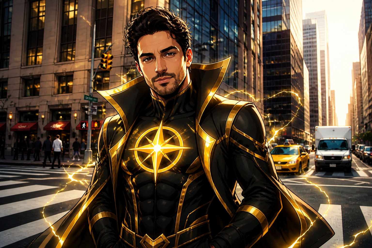 Anime superhero version (after)