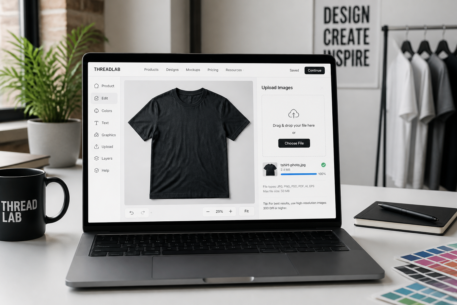 Upload your shirt image