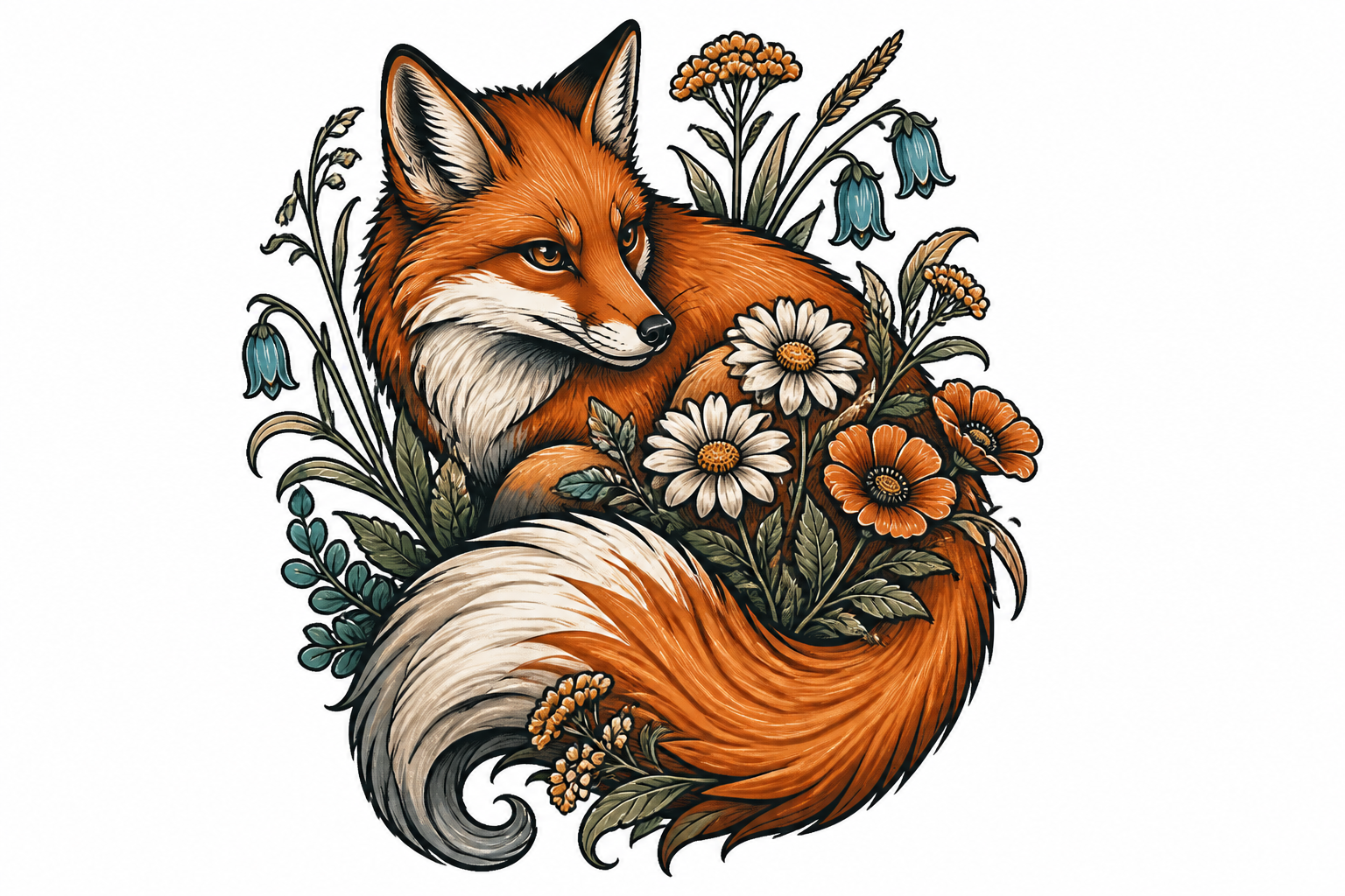 Neo-traditional fox