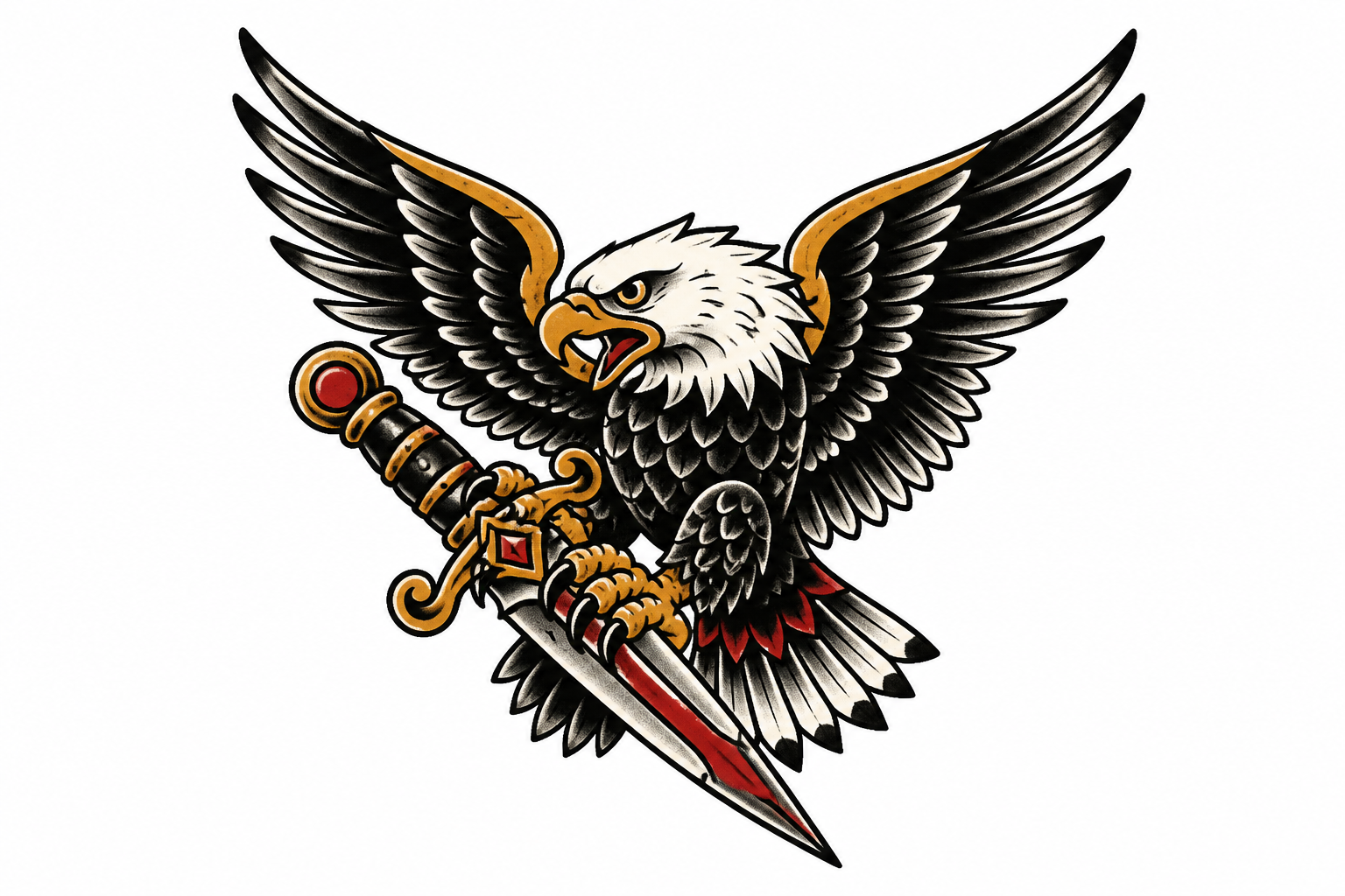 Traditional eagle flash