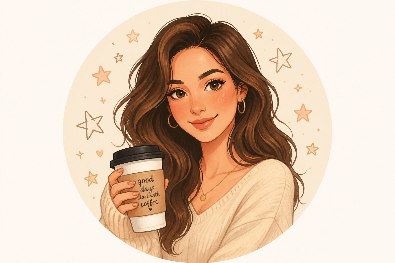 Cute illustrated creator