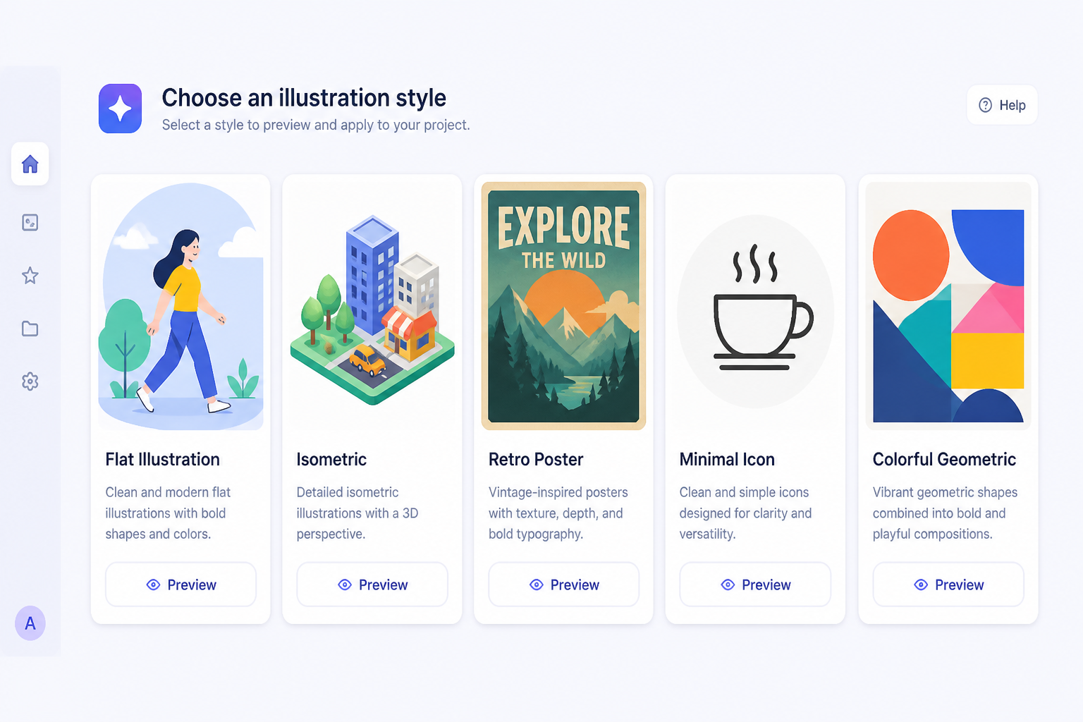Pick a Vector Style