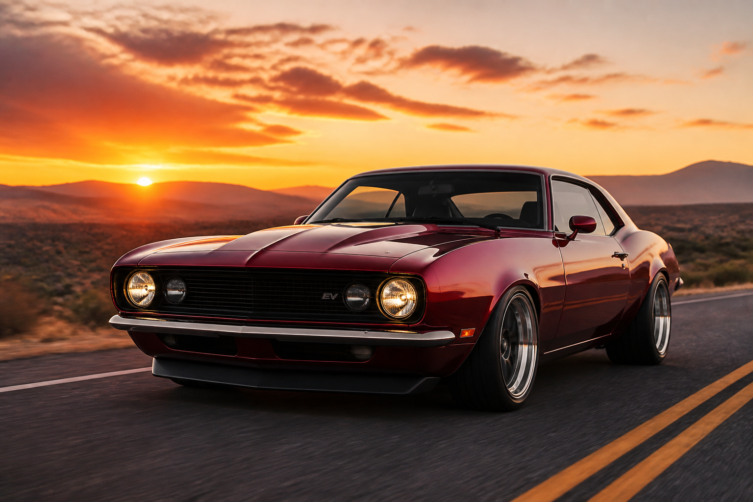 Electric muscle car restomod