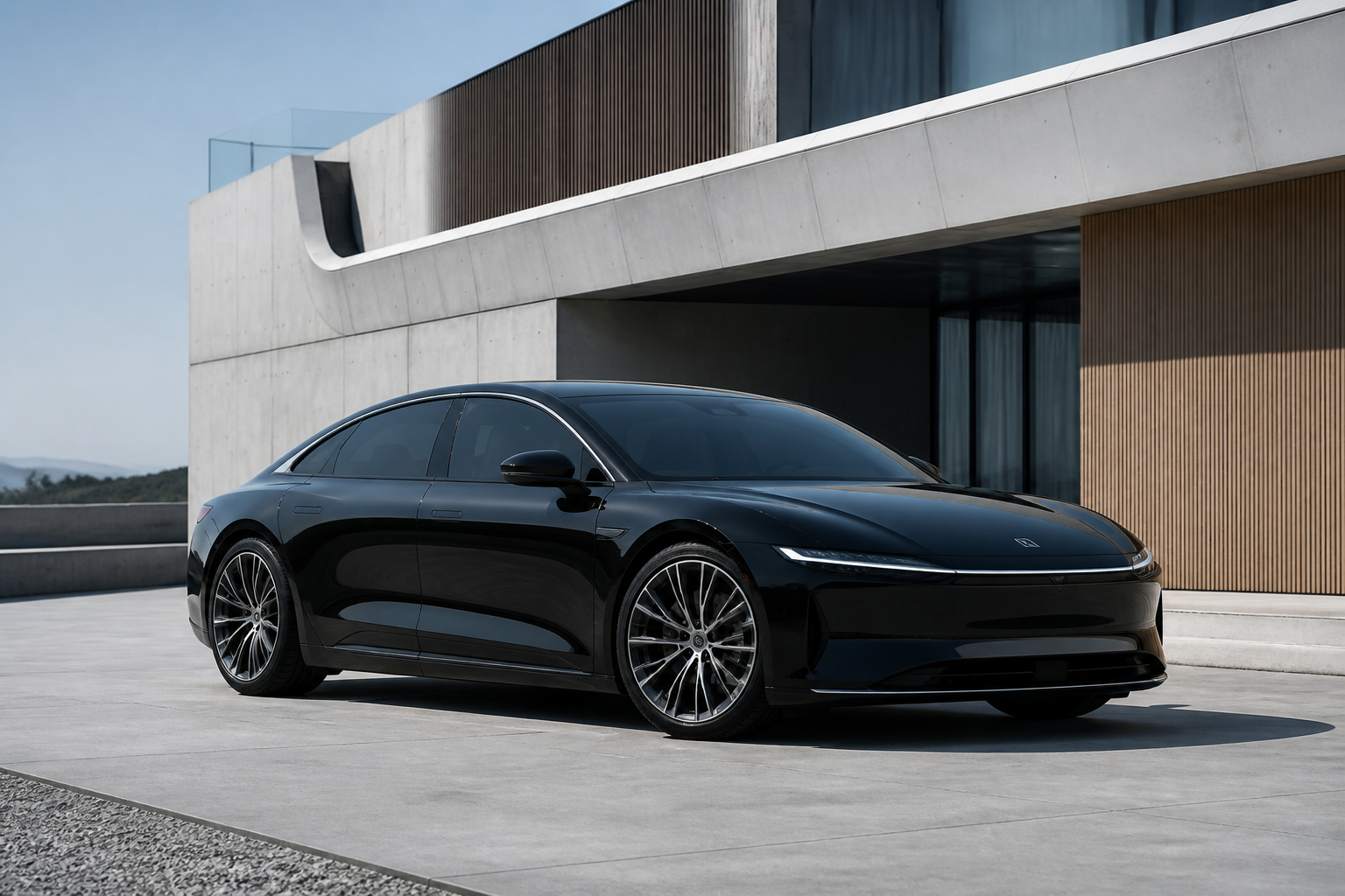 Luxury electric sedan