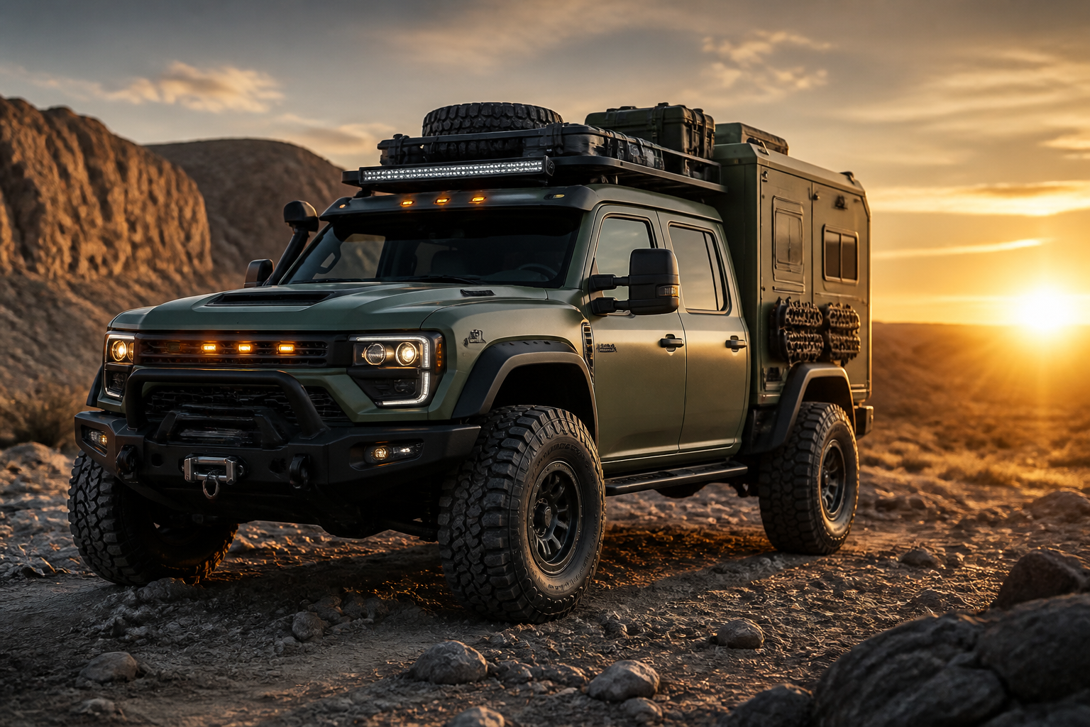 Off-road adventure truck