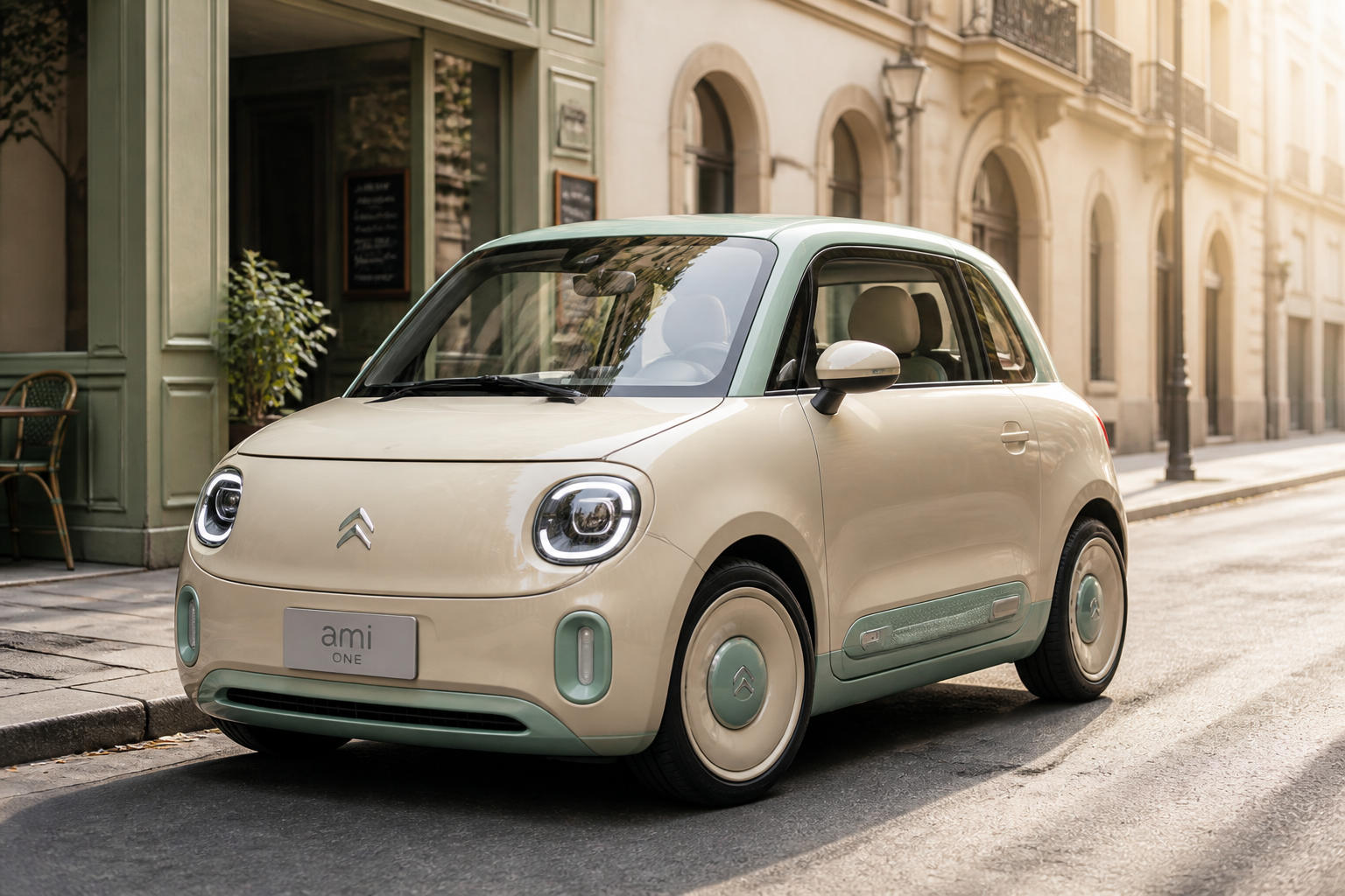 Retro city car concept