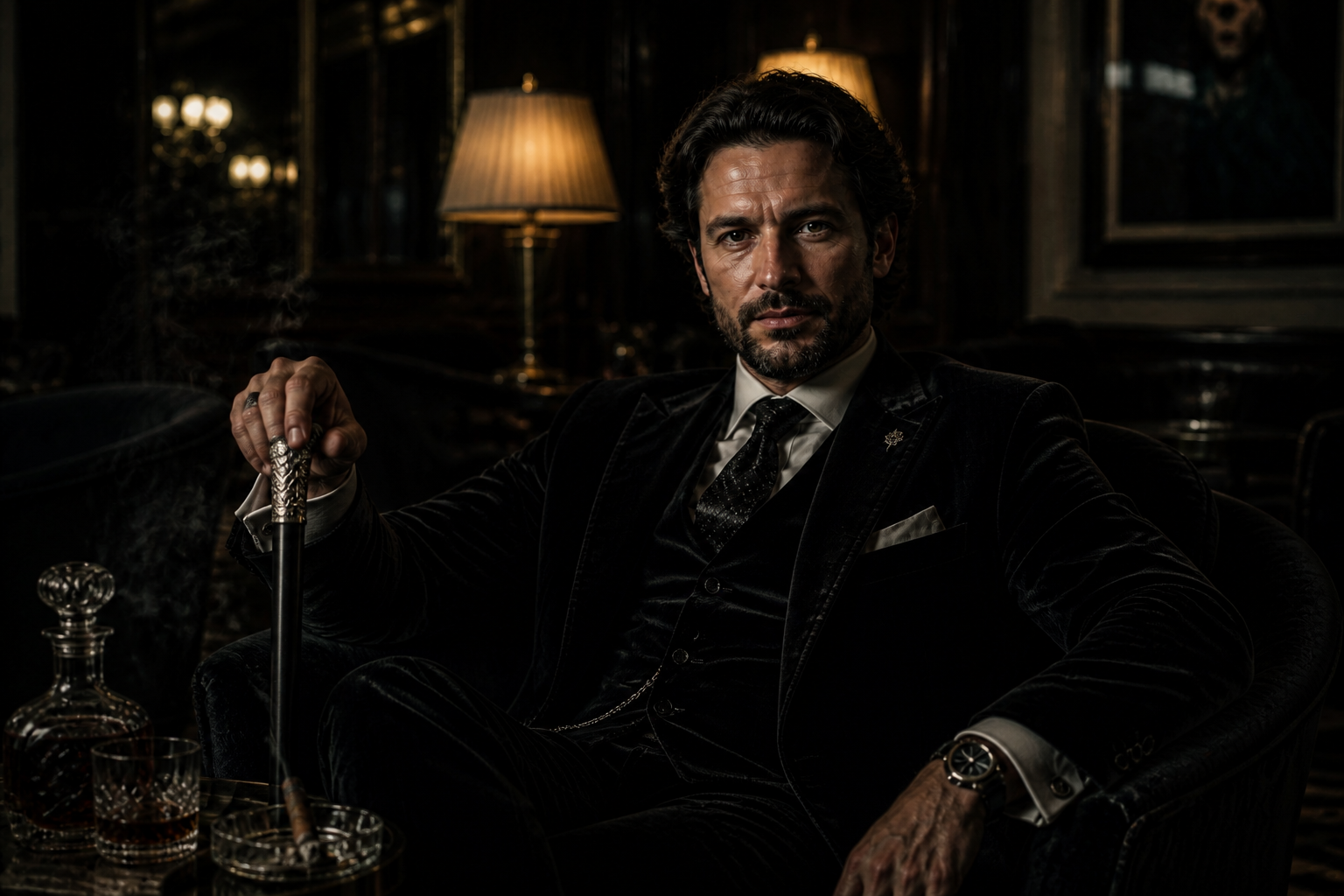 Crime boss look (after)