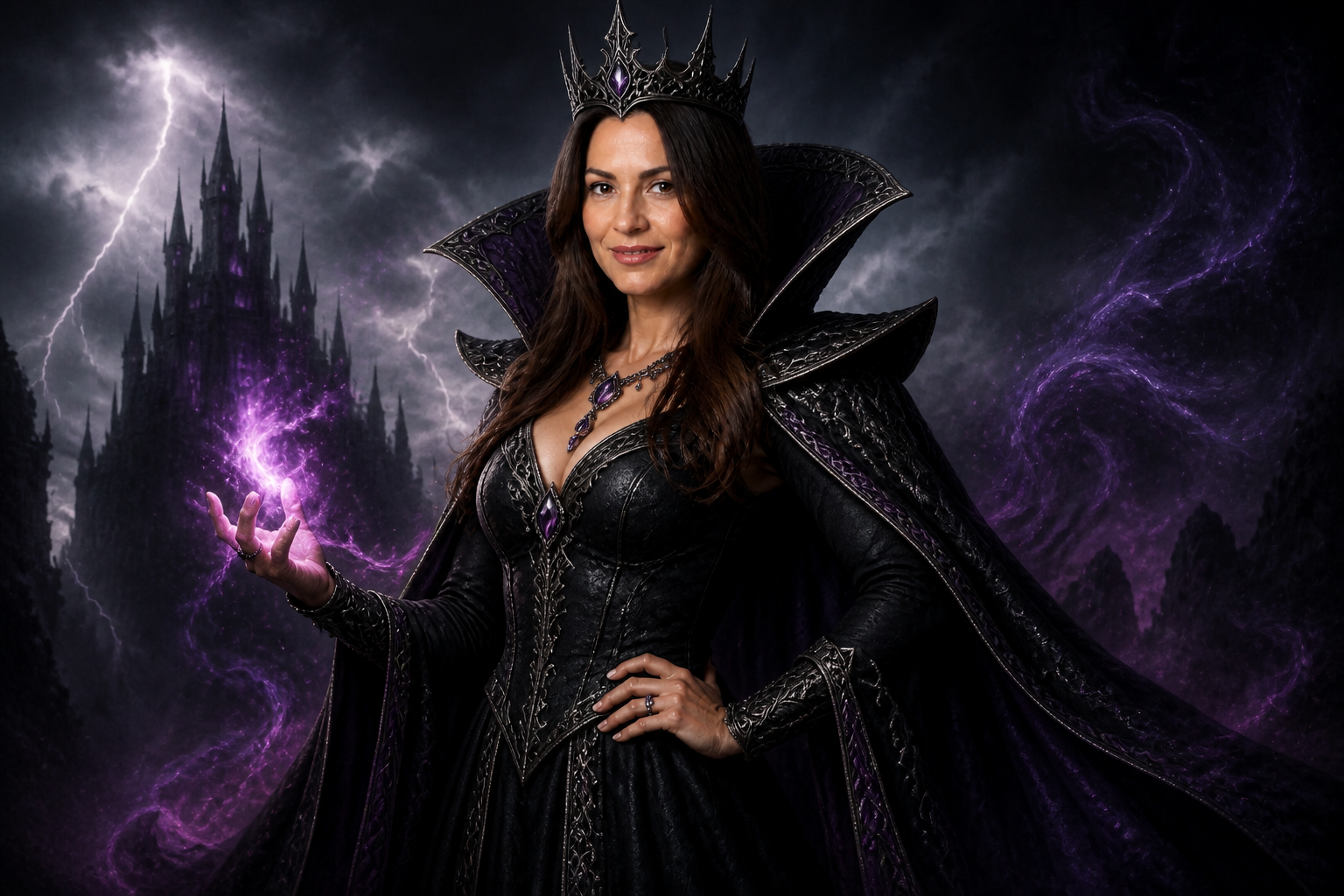 Fantasy villain queen (after)