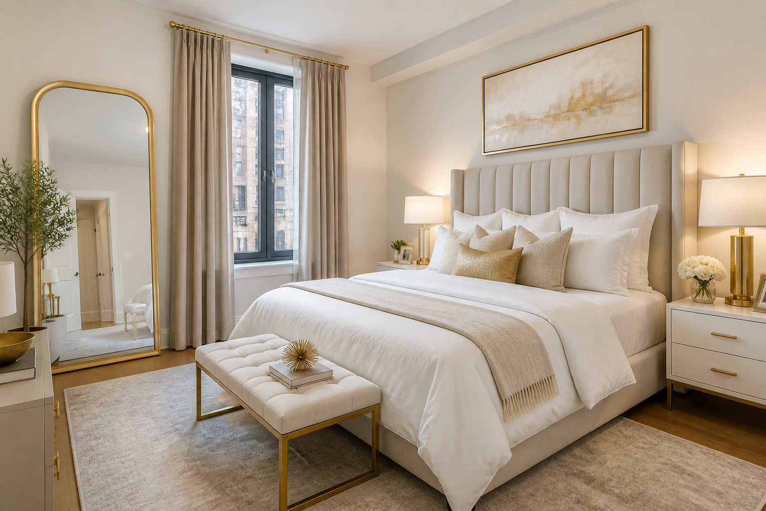 Soft luxury bedroom
