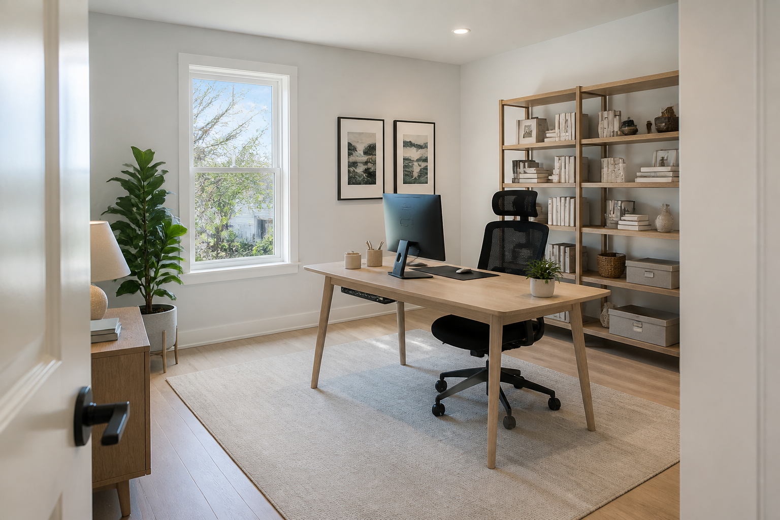 Scandinavian home office