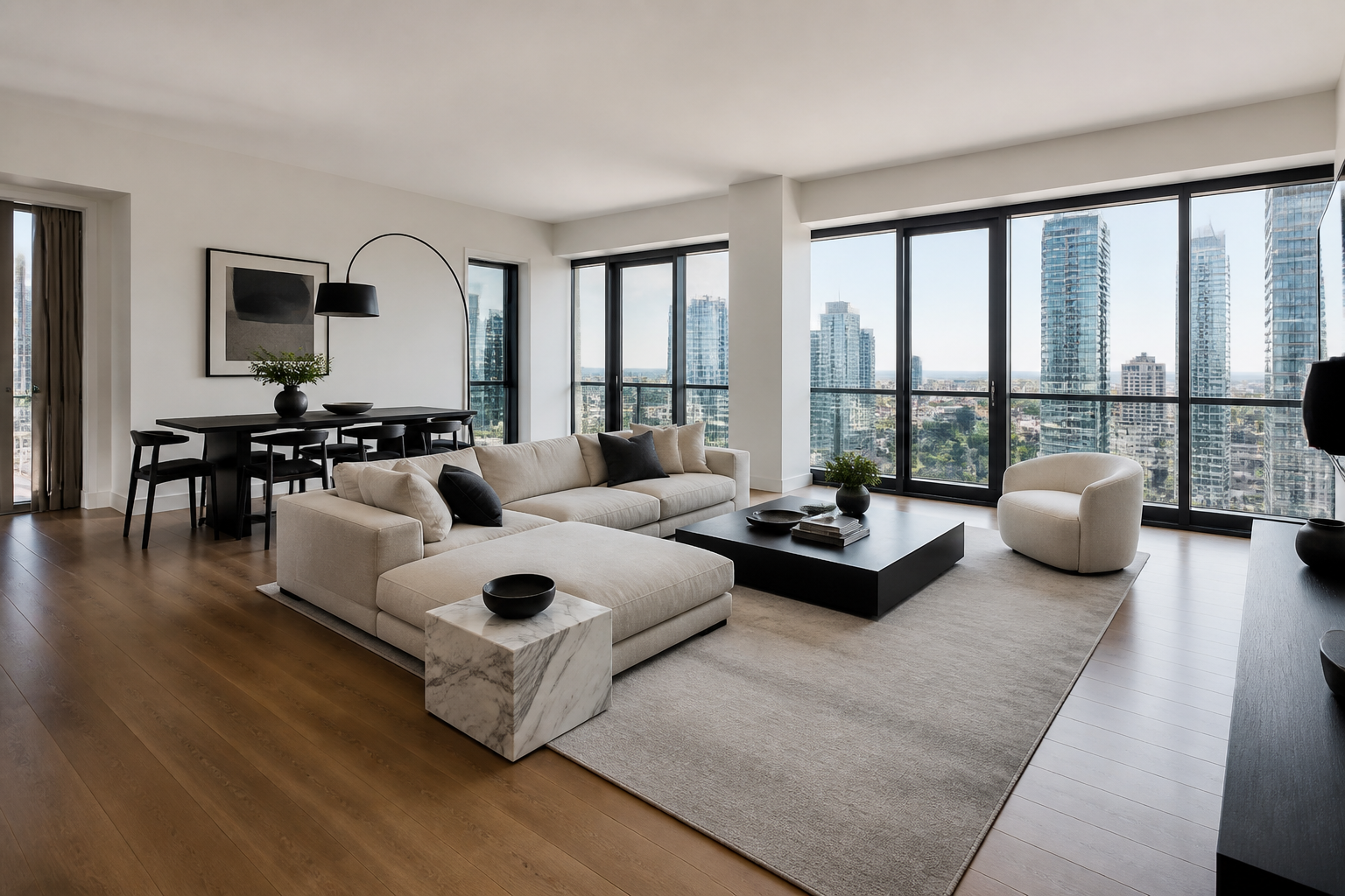 Minimalist luxury condo