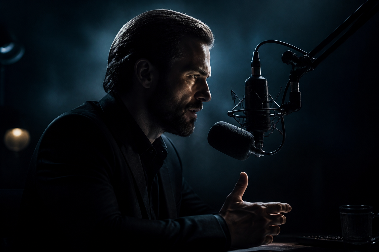 Cinematic narrator concept