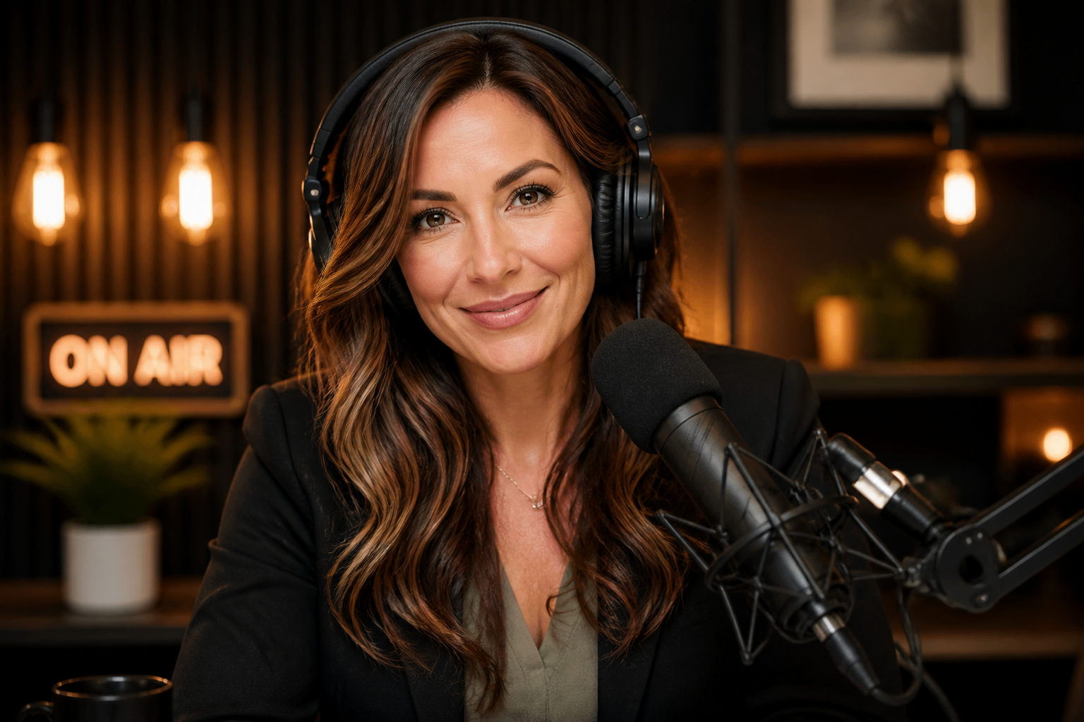 Podcast host persona portrait