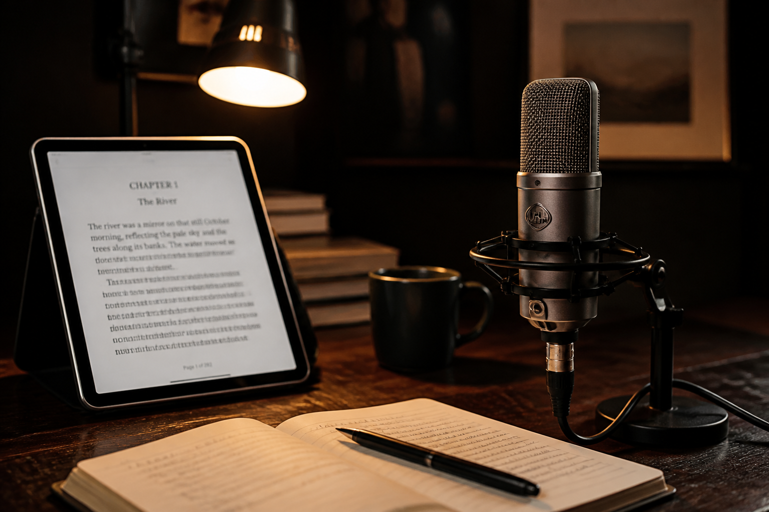 Audiobook narration workspace