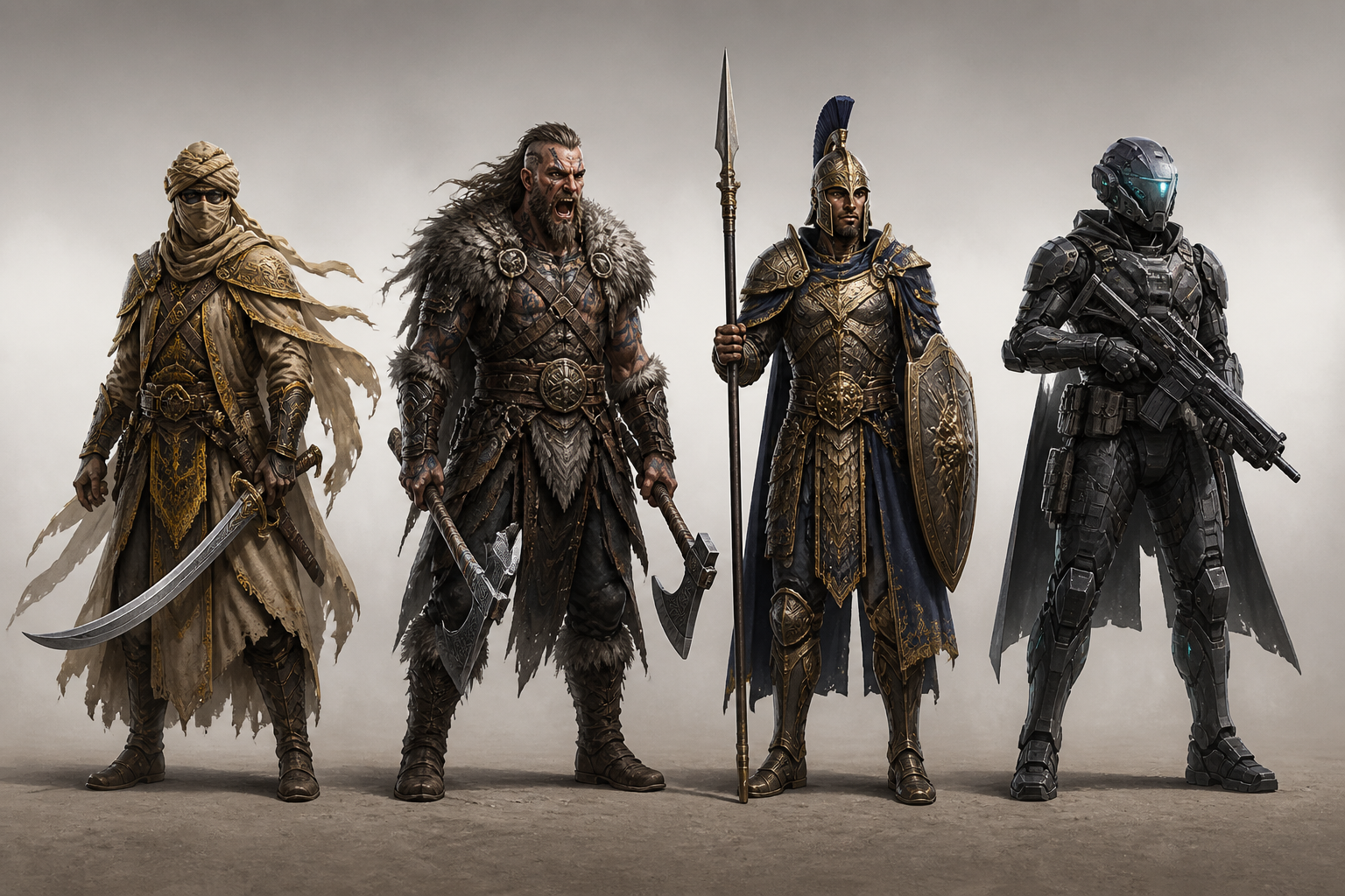 Design Distinct Warrior Types