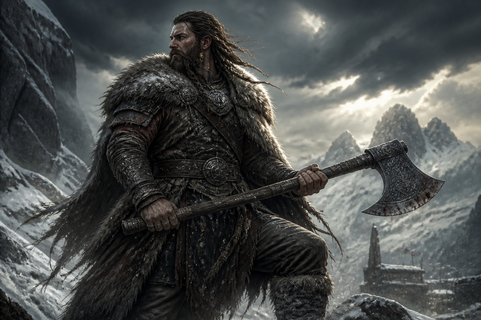 Northern axe warrior