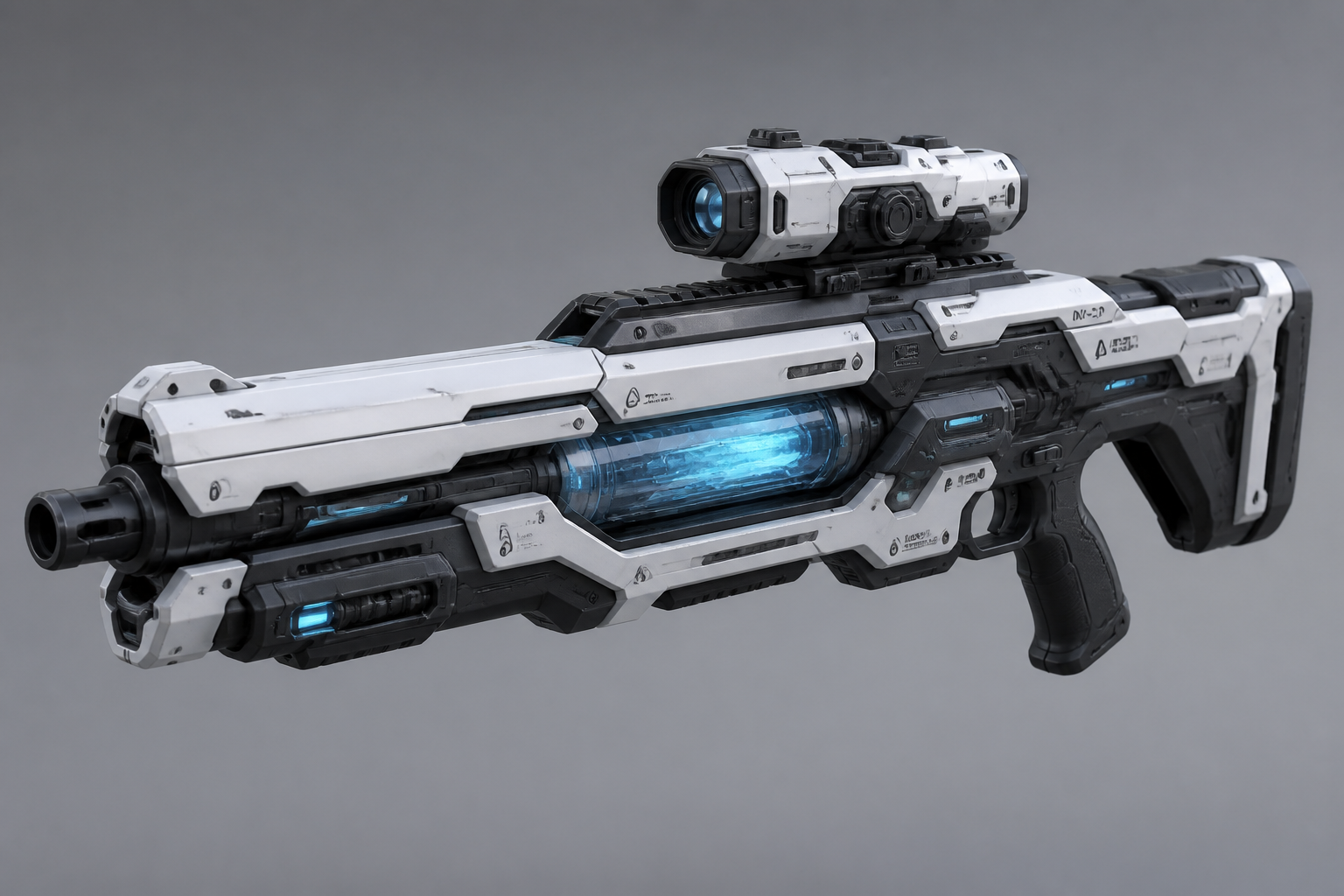 Futuristic energy rifle