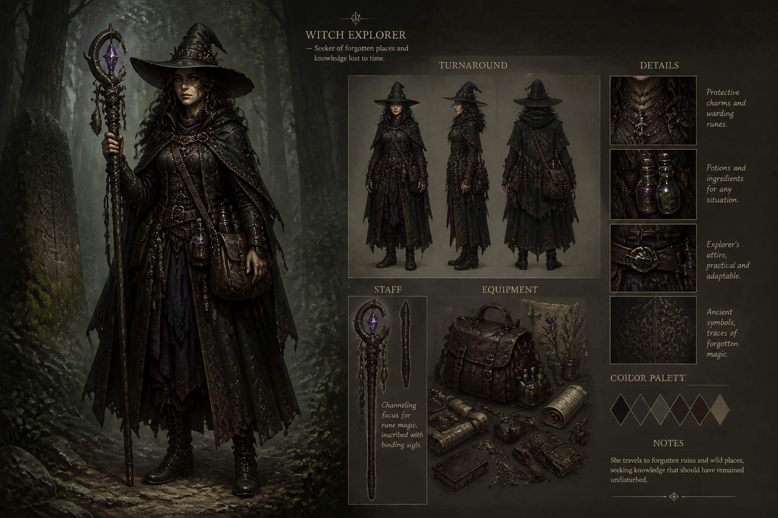Great for character concepts