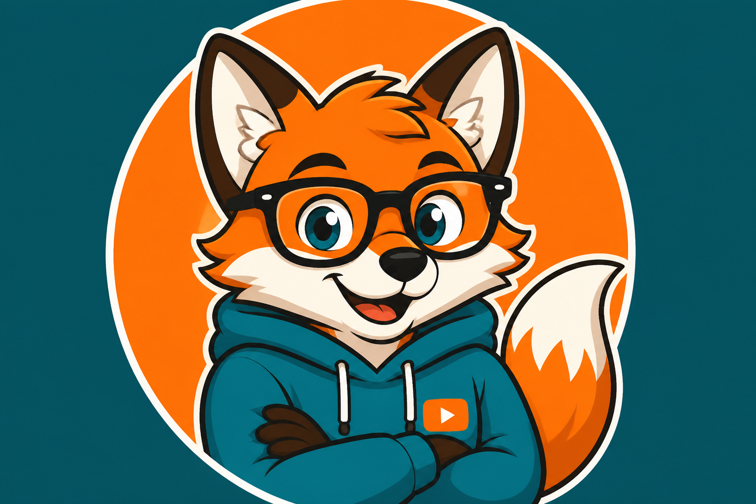 Fox mascot channel icon